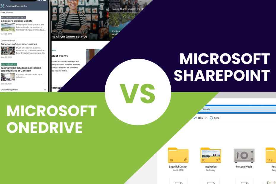 SharePoint vs OneDrive